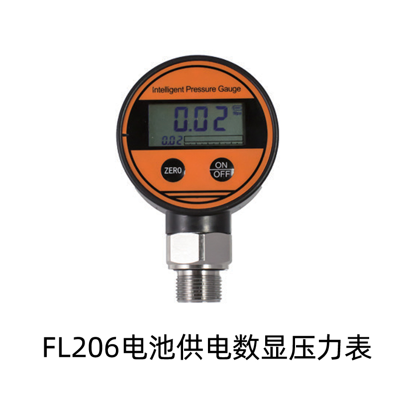 FL206电池供电数显压力表
